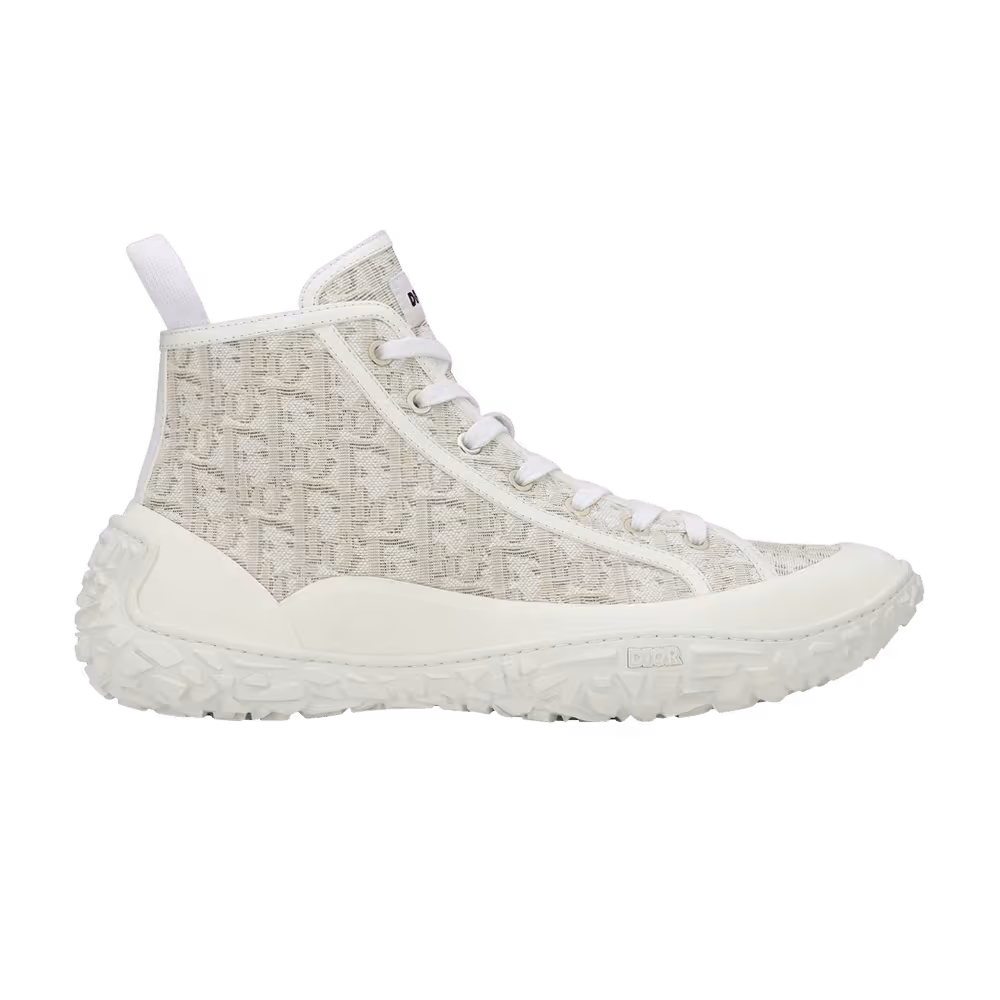 Dior B28 Diorizon Ankle Boot Dior Oblique - White