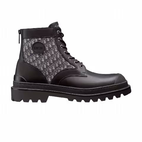 Dior Explorer Ankle Boot 'Dior Oblique - Black'