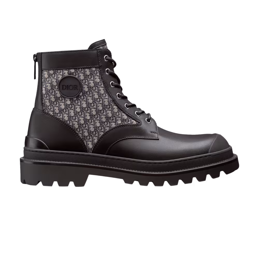 Dior Explorer Ankle Boot Dior Oblique - Black