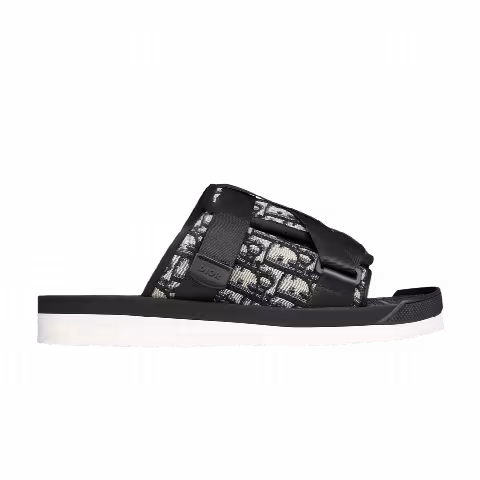 Dior Alpha Sandal 'Dior Oblique - Beige Black'