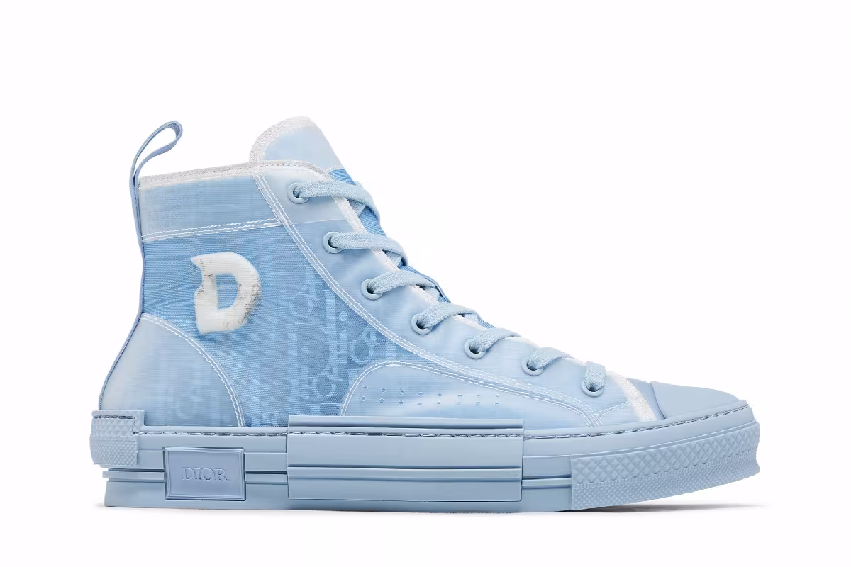 Daniel Arsham x Dior B23 High Dior Oblique - Light Blue, view 2