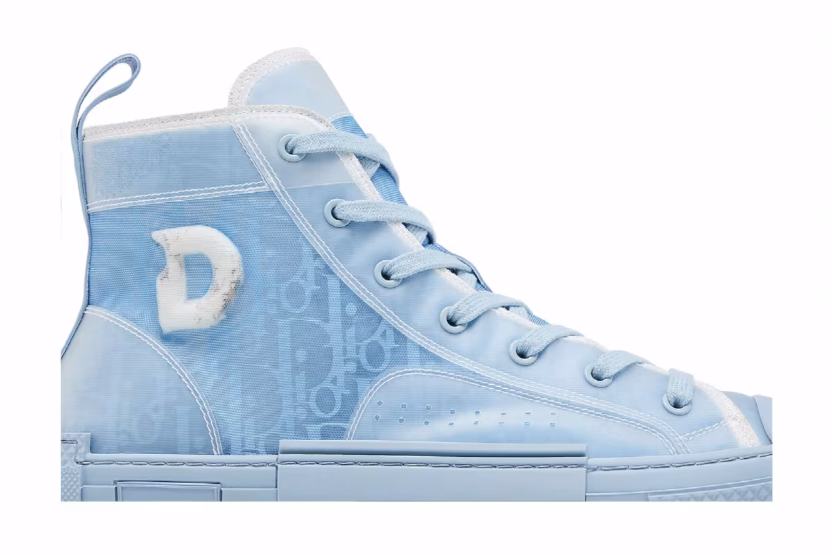 Daniel Arsham x Dior B23 High Dior Oblique - Light Blue, view 3
