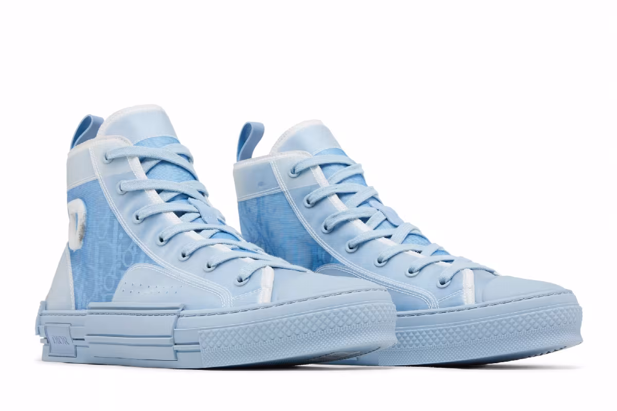 Daniel Arsham x Dior B23 High Dior Oblique - Light Blue, view 9