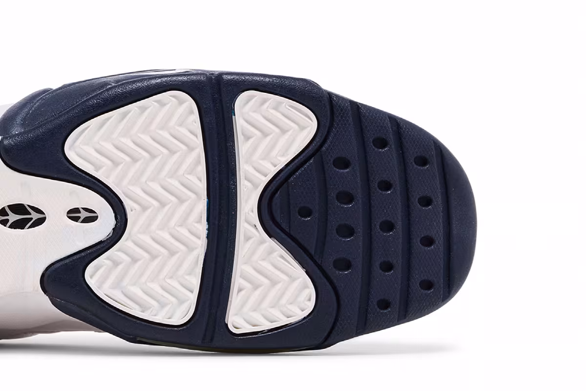 Nike Air Max Sensation White Navy, view 6