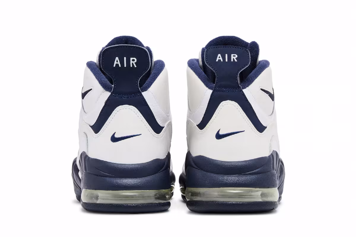 Nike Air Max Sensation White Navy, view 7