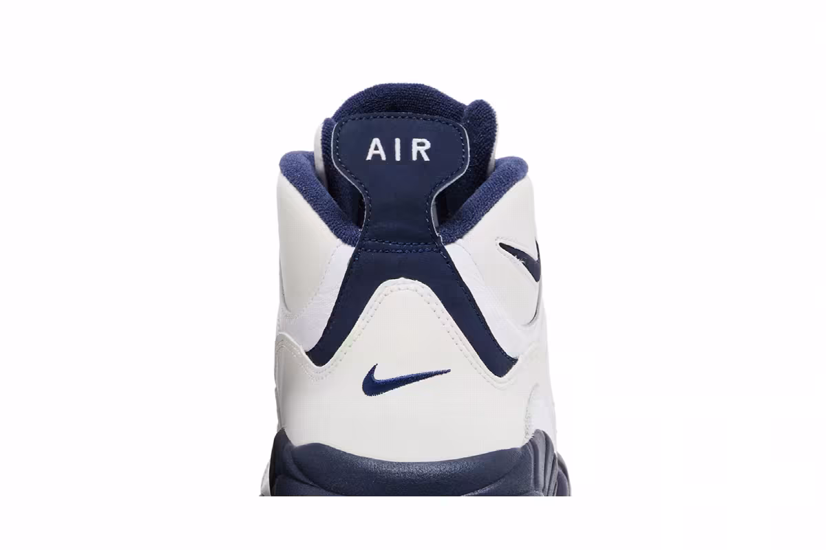 Nike Air Max Sensation White Navy, view 8