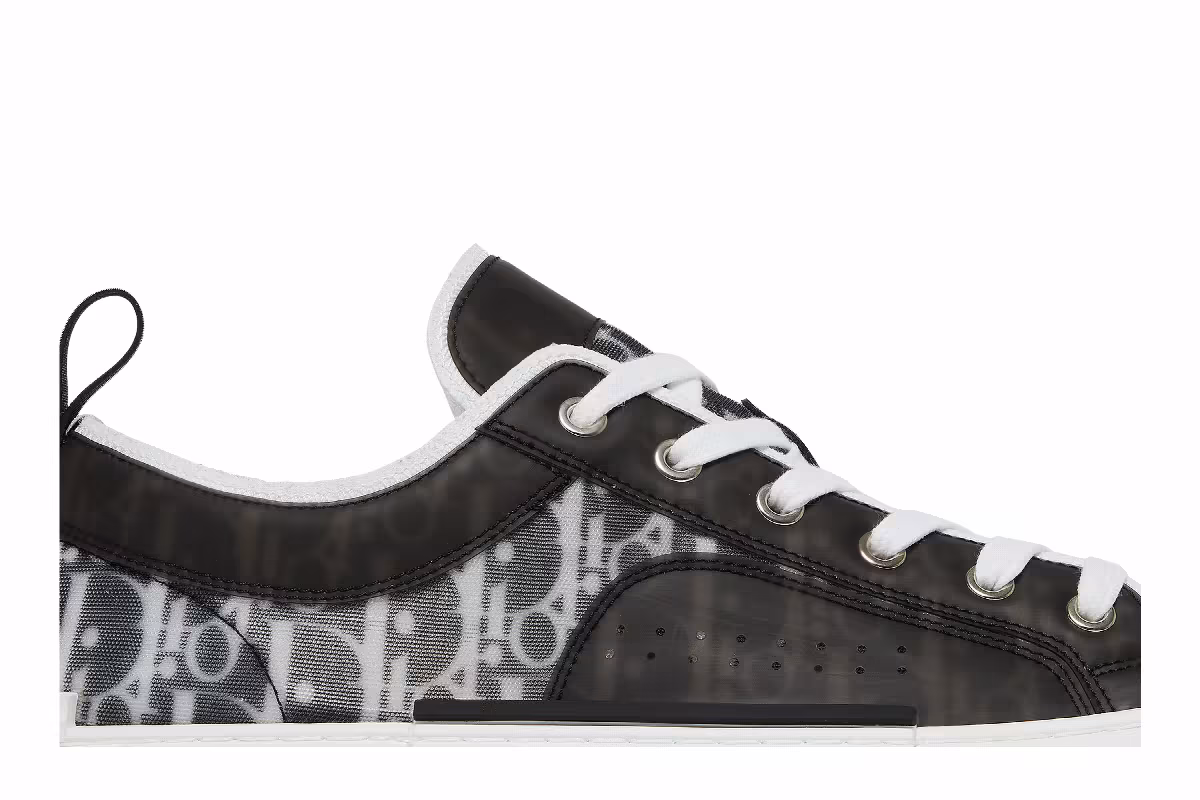Dior B23 Low Dior Oblique - Charcoal, view 3