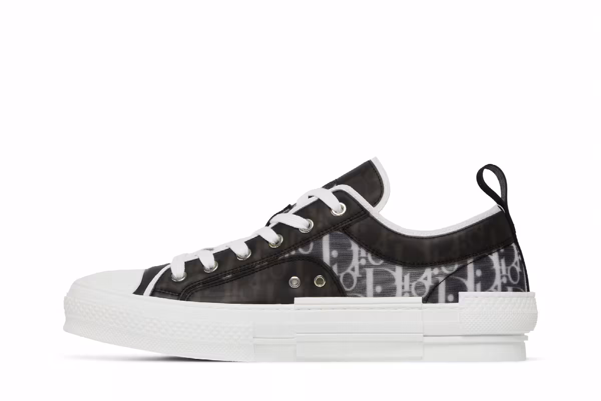 Dior B23 Low Dior Oblique - Charcoal, view 4