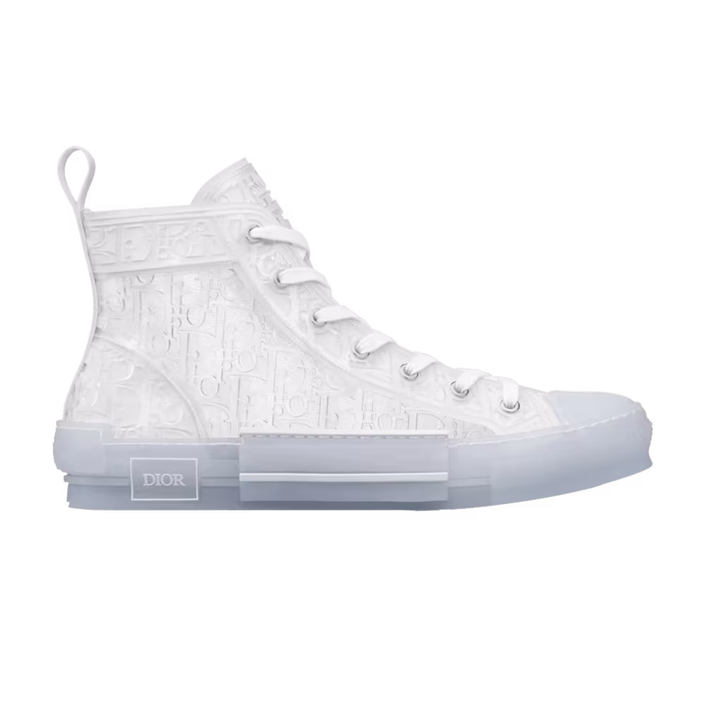 Dior B23 High Raised Dior Oblique - Transparent White