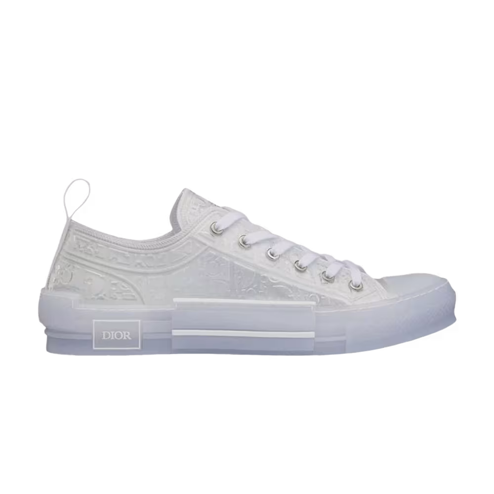 Dior B23 Low Dior Oblique - Transparent White