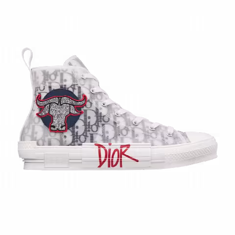 Shawn Stussy x Dior B23 High 'Ox Head Embroidery Patch'