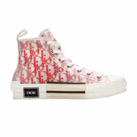 Dior B23 High 'Dior Oblique - White Red'