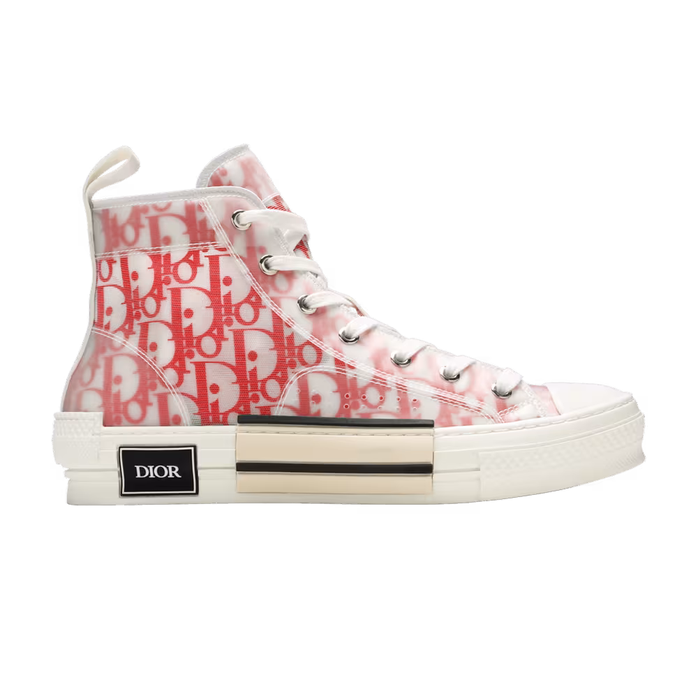 Dior B23 High Dior Oblique - White Red