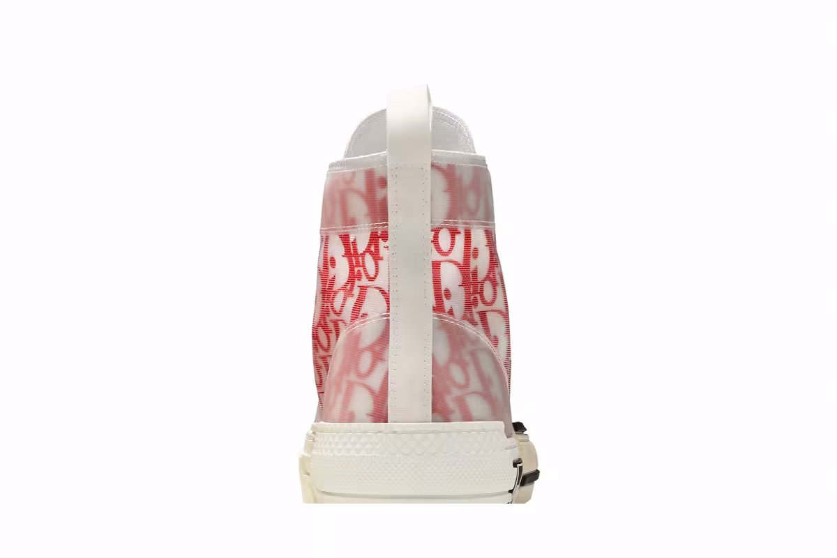 Dior B23 High Dior Oblique - White Red, view 8