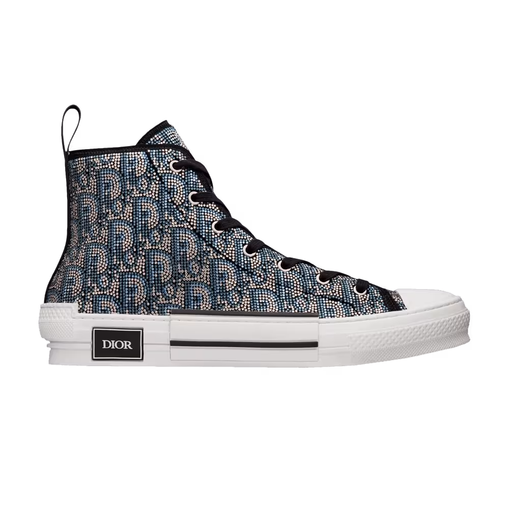 Dior B23 High Dior Oblique Strass - Blue