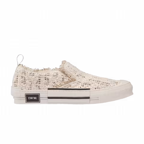 Dior B23 Slip-On 'Dior Oblique Macramé - Beige'