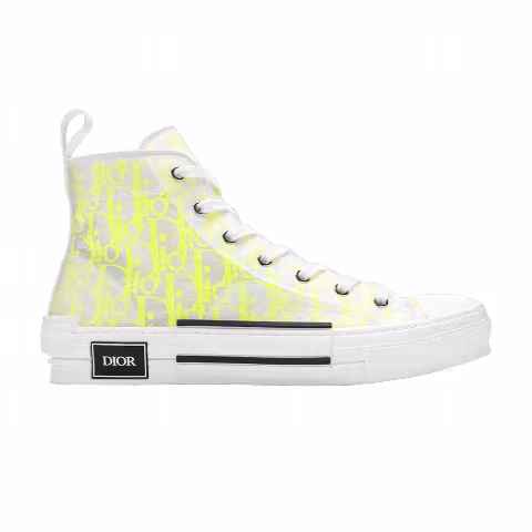 Dior B23 High 'Dior Oblique - White Yellow'