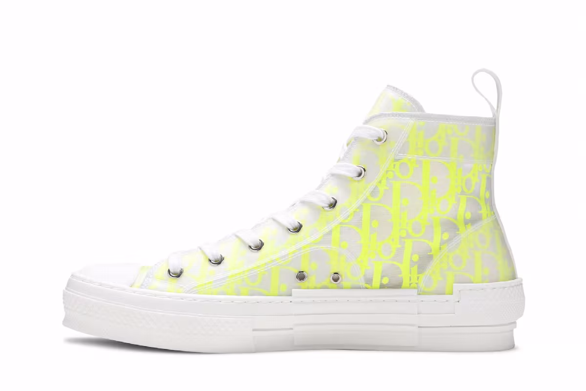 Dior B23 High Dior Oblique - White Yellow, view 4