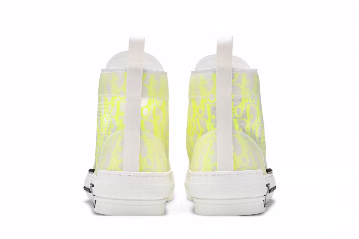 Dior B23 High Dior Oblique - White Yellow, view 7