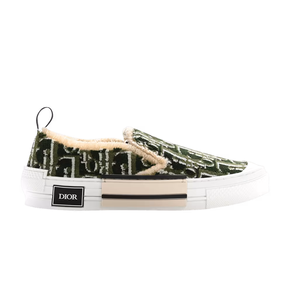 Dior B23 Slip-On Dior Oblique Tapestry - Green