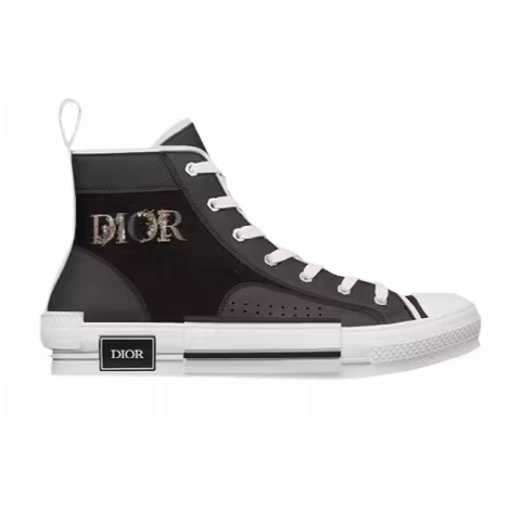 Dior B23 High 'Black Flowers Embroidery'