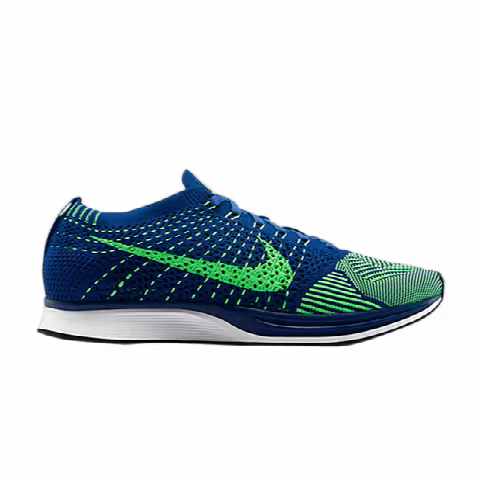Nike Flyknit Racer 'Brave Blue Poison Green'