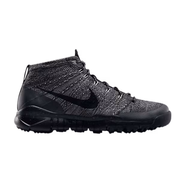Nike Flyknit Trainer Chukka FSB Black Dark Grey