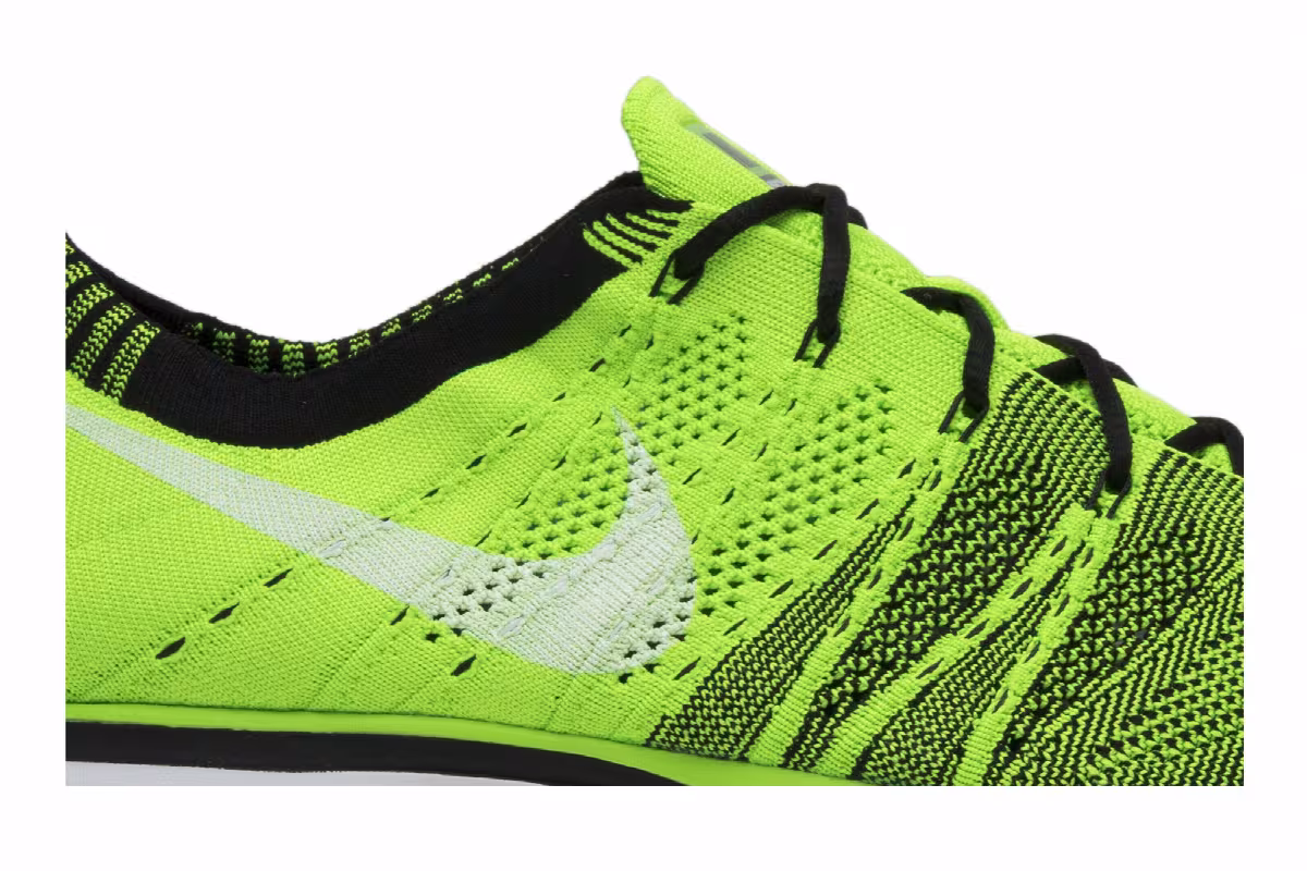 Nike Flyknit Trainer+ Electric Green, view 3