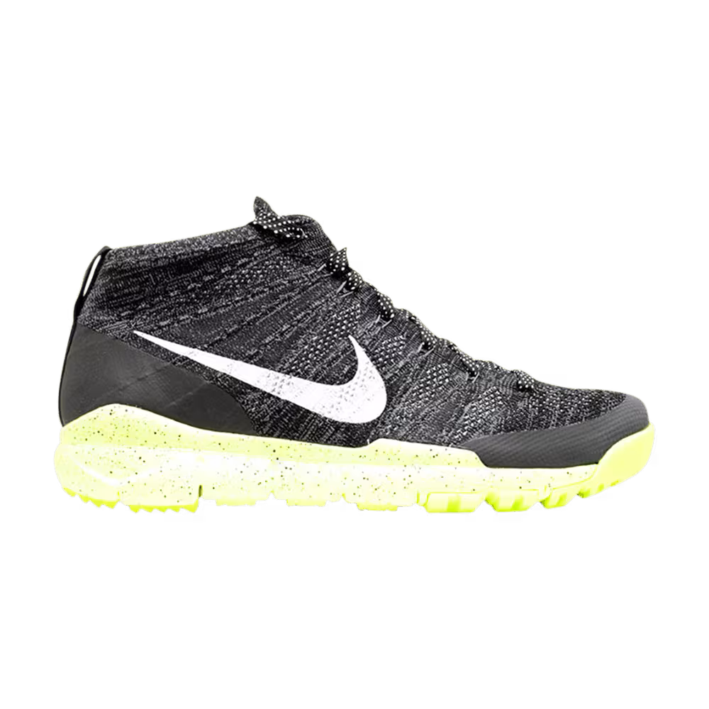 Nike Flyknit Trainer Chukka FSB Black Volt