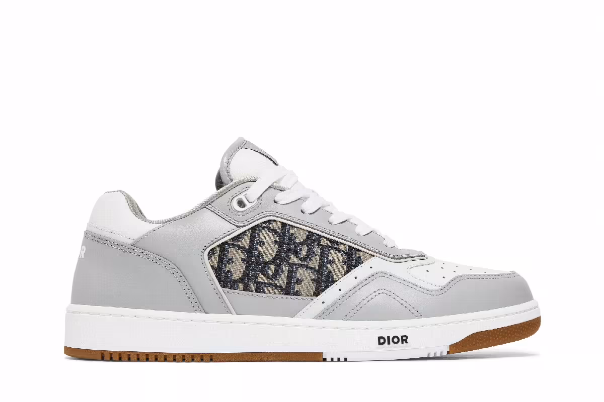 Dior B27 Low Dior Oblique Galaxy - Grey Gum, view 2