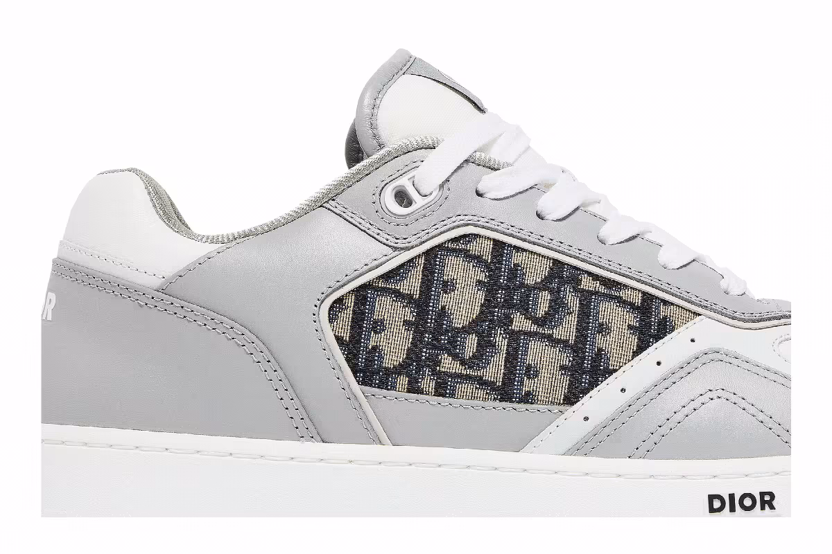 Dior B27 Low Dior Oblique Galaxy - Grey Gum, view 3