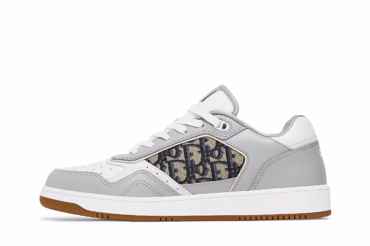 Dior B27 Low Dior Oblique Galaxy - Grey Gum, view 4