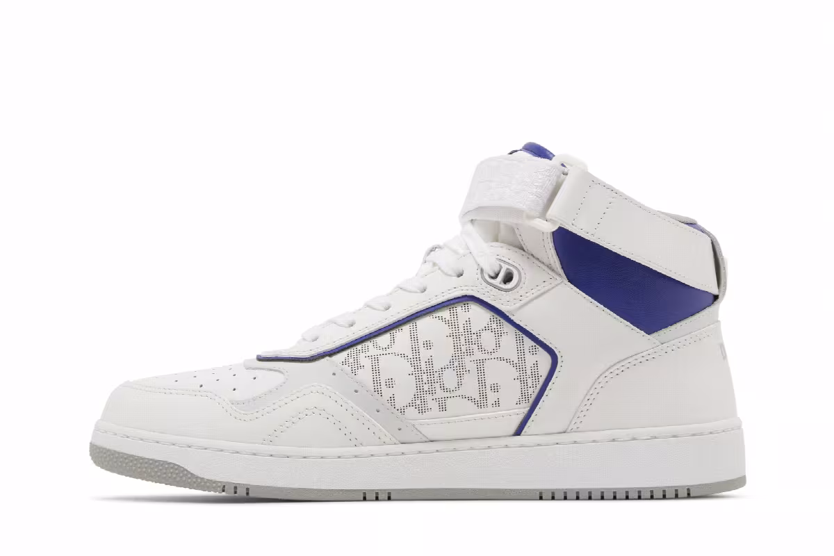 Dior B27 High Dior Oblique - White Purple, view 4