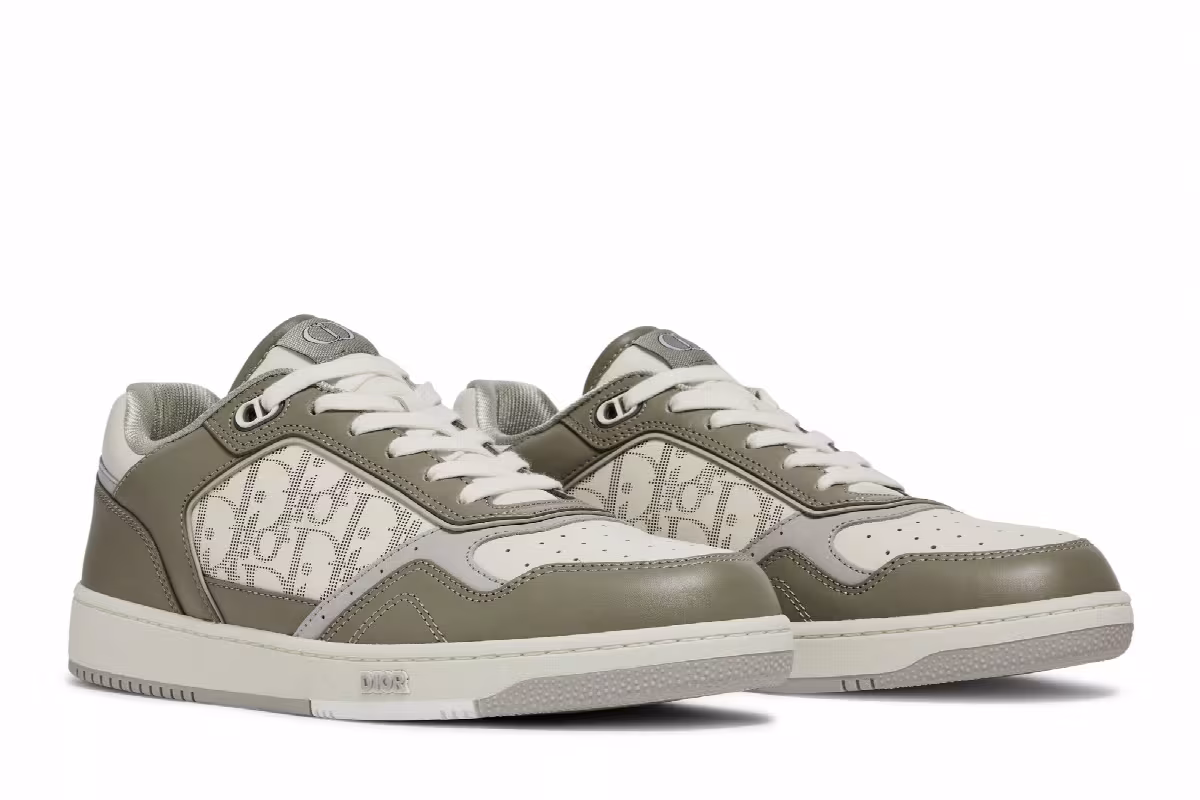 Dior B27 Low Dior Oblique Galaxy - Khaki, view 9