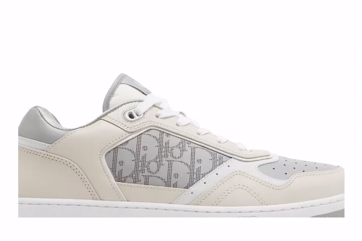 Dior B27 Low Dior Oblique Galaxy - Grey Beige, view 3