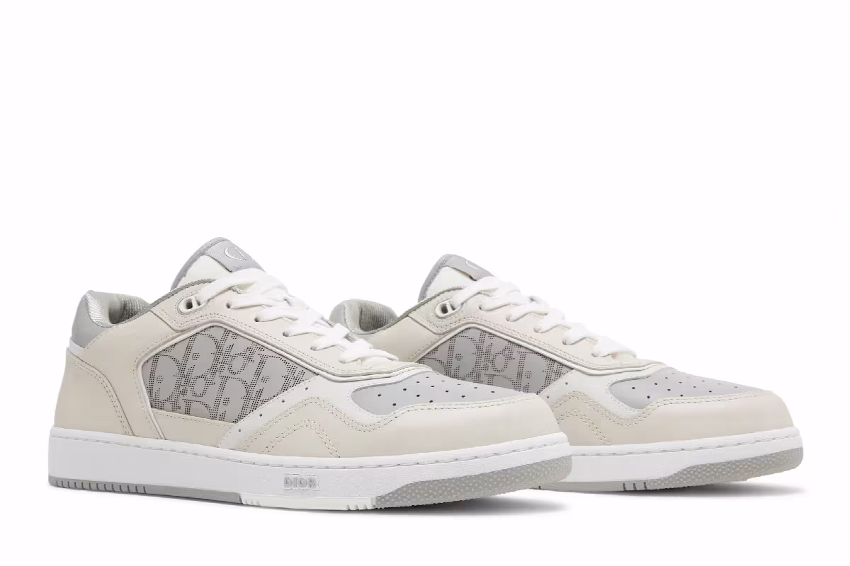 Dior B27 Low Dior Oblique Galaxy - Grey Beige, view 9