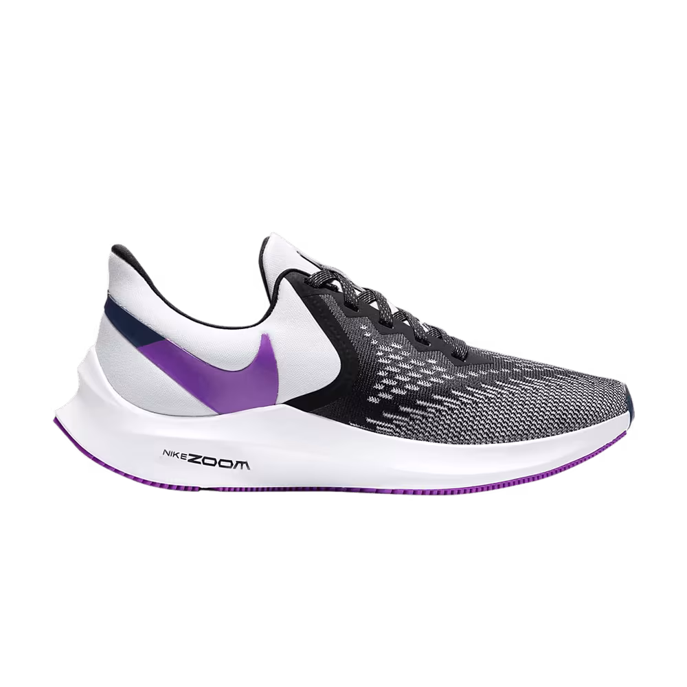 Nike Women's Air Zoom Winflo 6 Black Vivid Purple