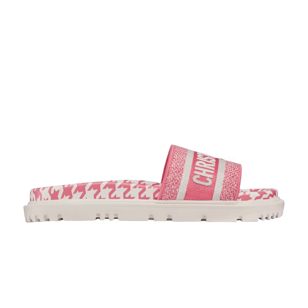 Dior Women's DWay Slide Houndstooth - Peony