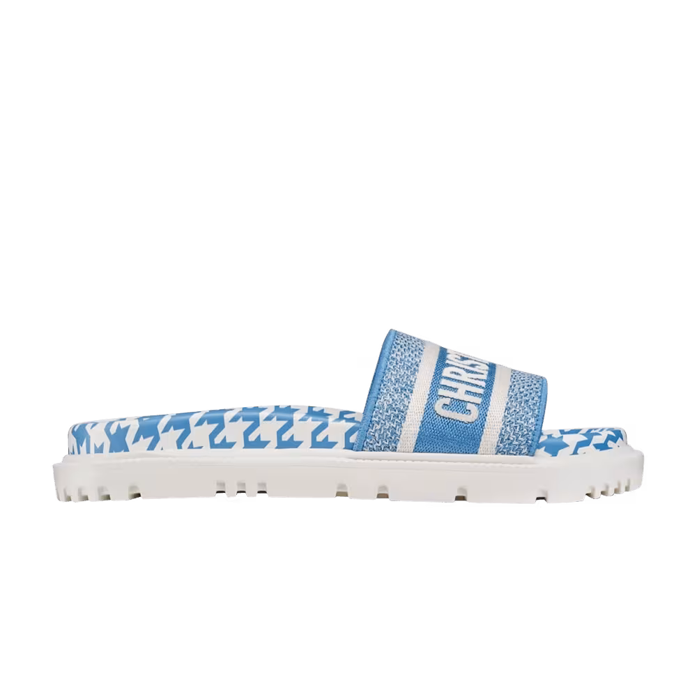 Dior Women's DWay Slide Houndstooth - Corn Flower
