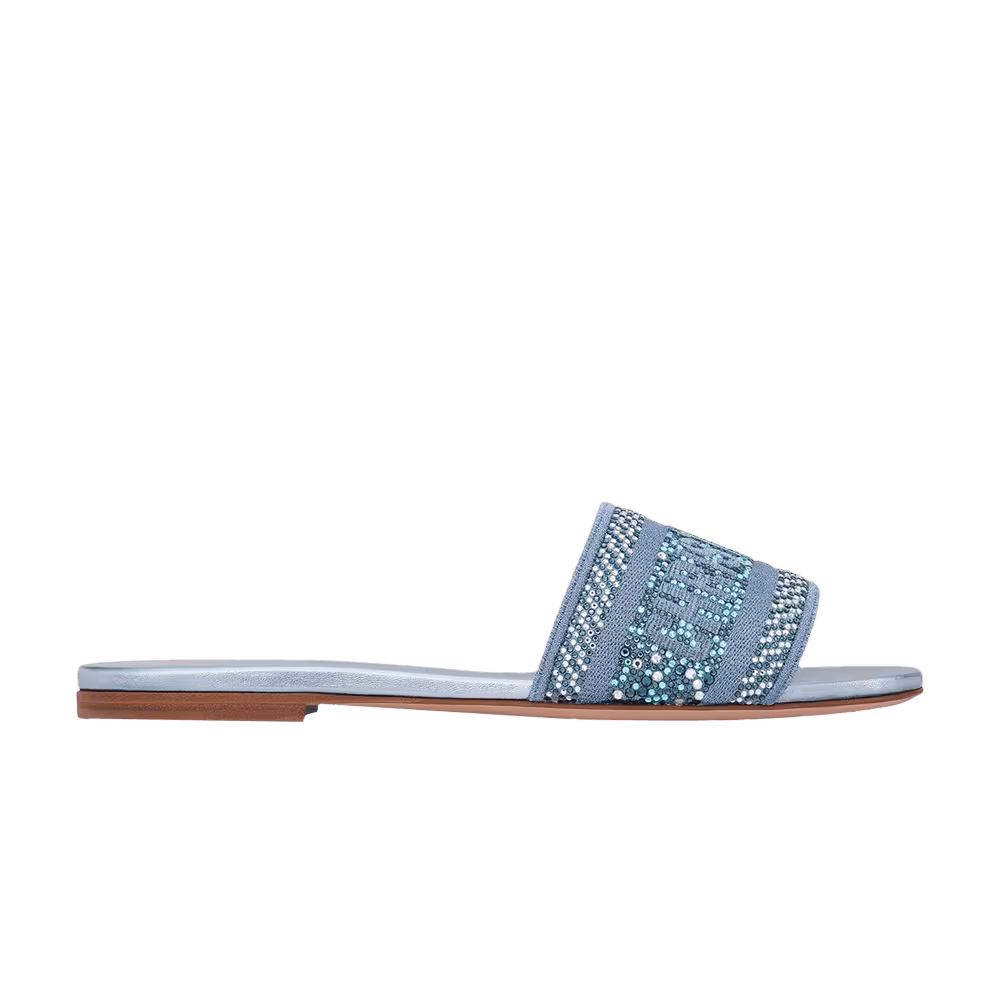 Dior Women's DWay Slide Metal Sky