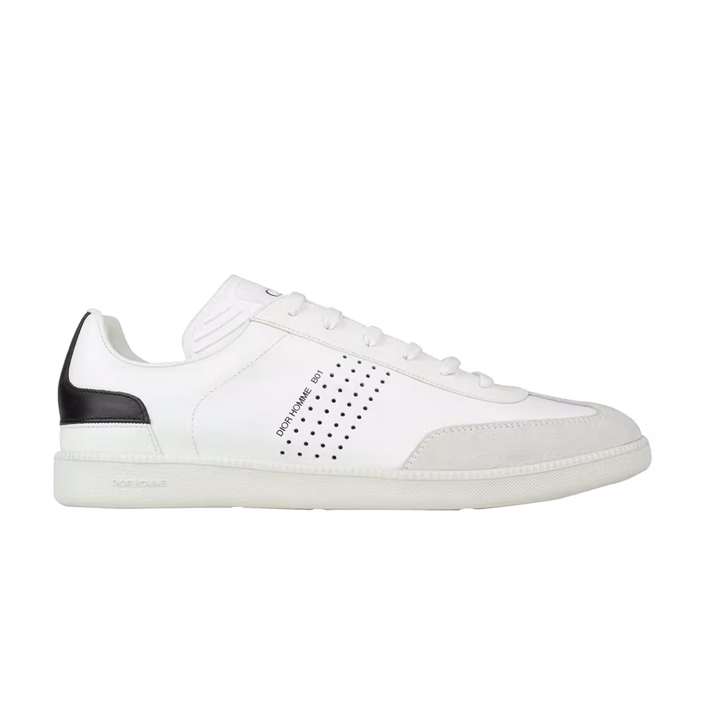 Dior B01 Suede Leather White