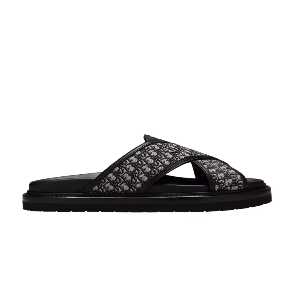 Dior Aqua Sandal Dior Oblique - Beige Black