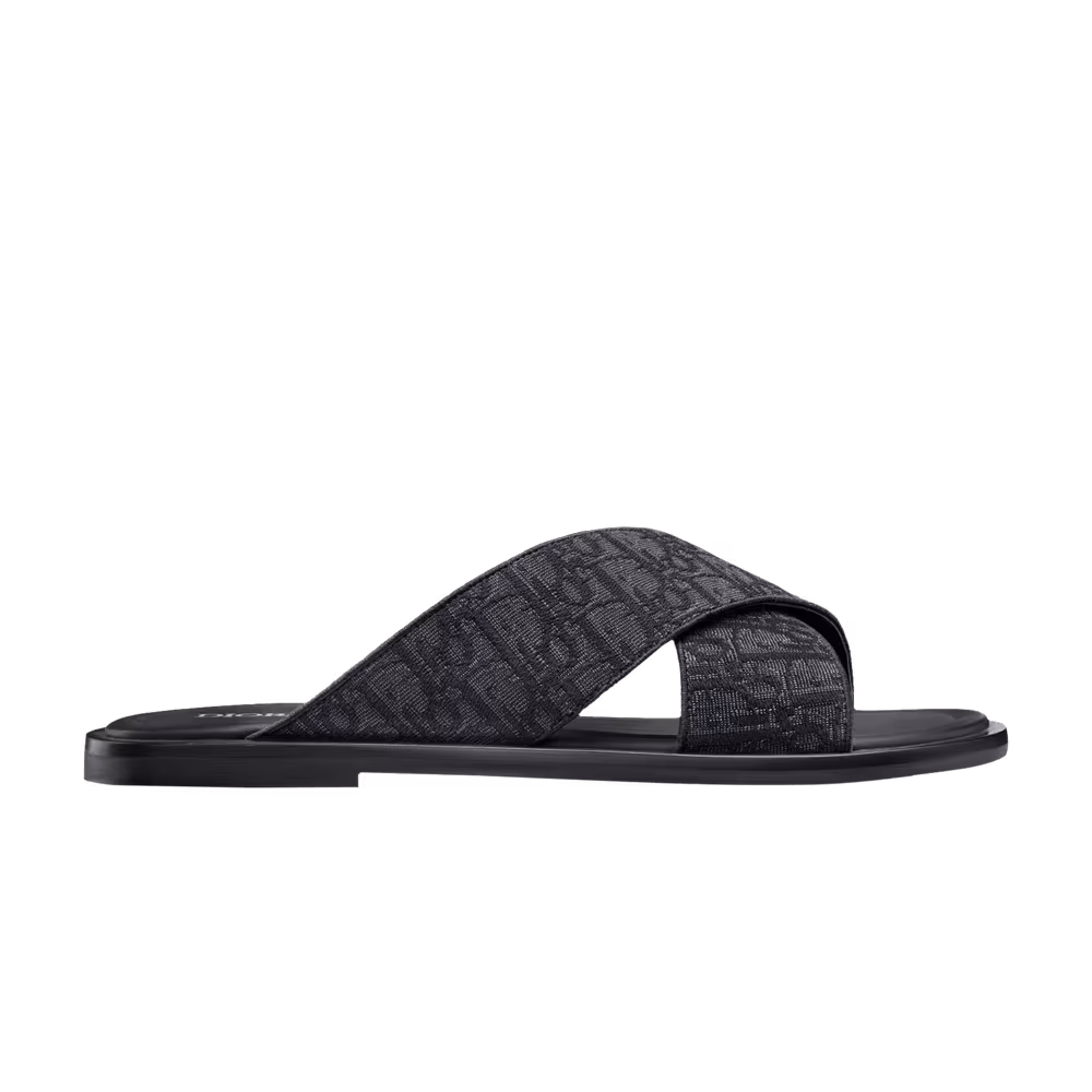 Dior Alias Sandal Dior Oblique - Black