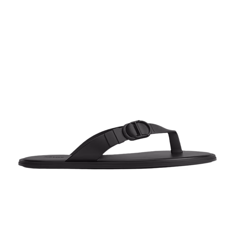 Dior Rivage Flip Flop Black