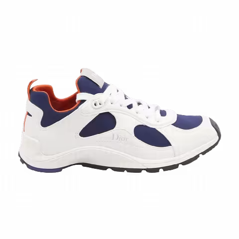 Dior Homme Mile Lace-Up Sneaker 'White Blue'