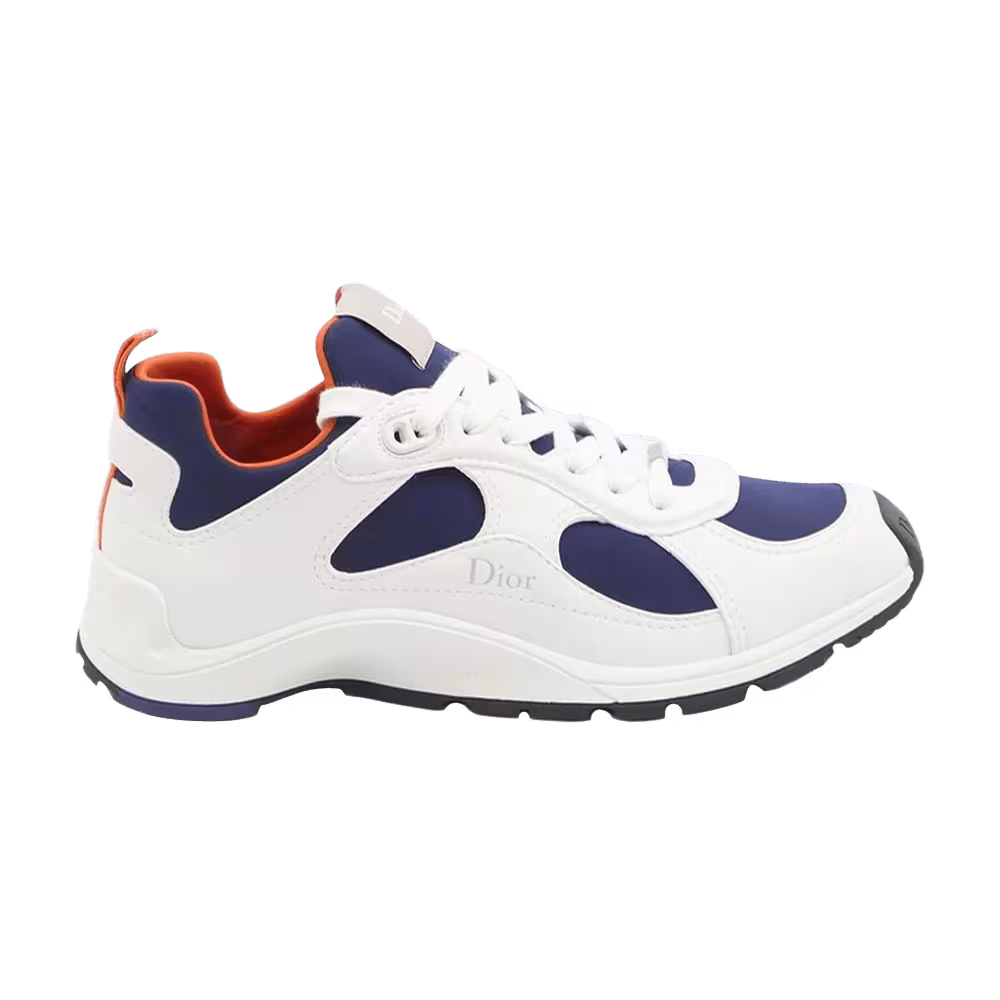 Dior Homme Mile Lace-Up Sneaker White Blue