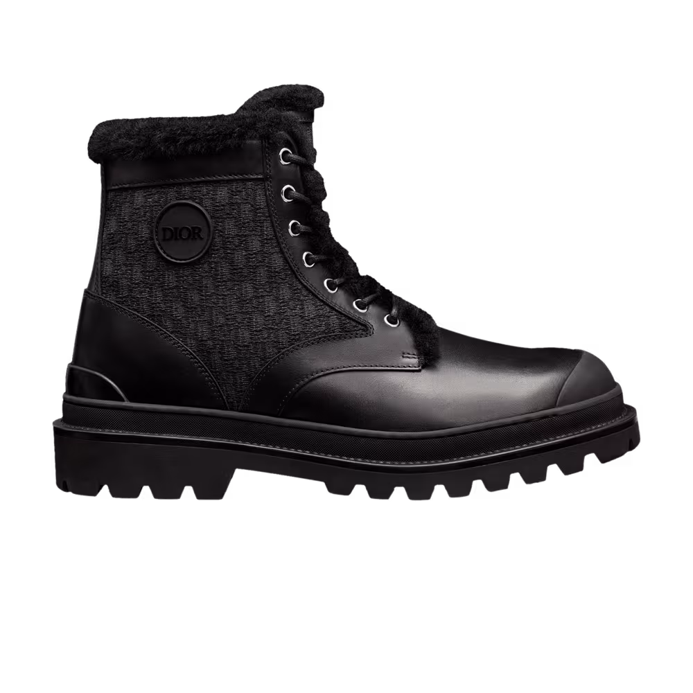 Dior Explorer Ankle Boot Dior Oblique - Black