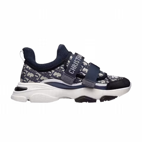 Dior D-Wander Sneaker 'Dior Oblique - Deep Blue'