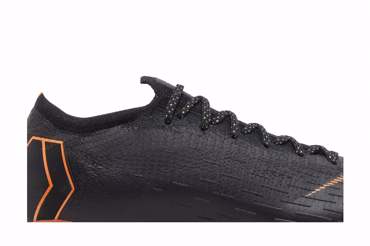 Nike Mercurial Vapor 12 360 Elite FG Black Total Orange, view 3