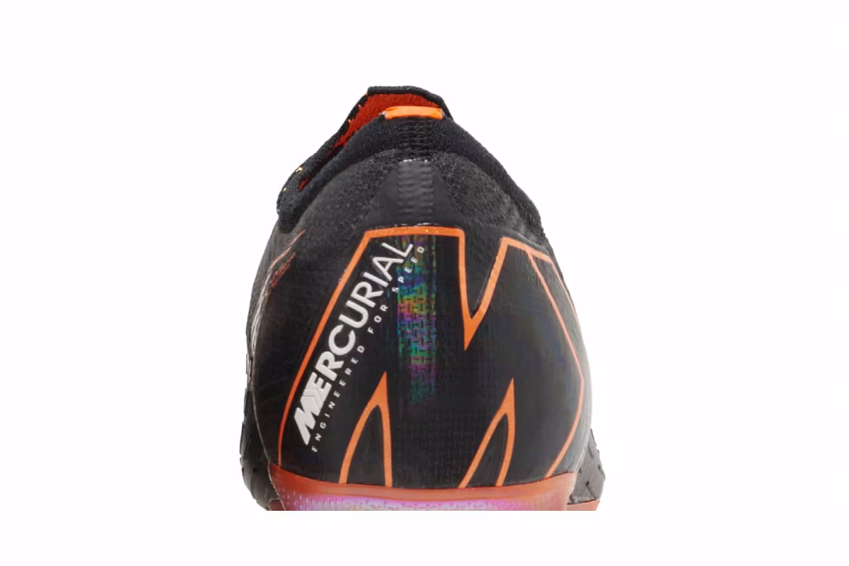 Nike Mercurial Vapor 12 360 Elite FG Black Total Orange, view 8